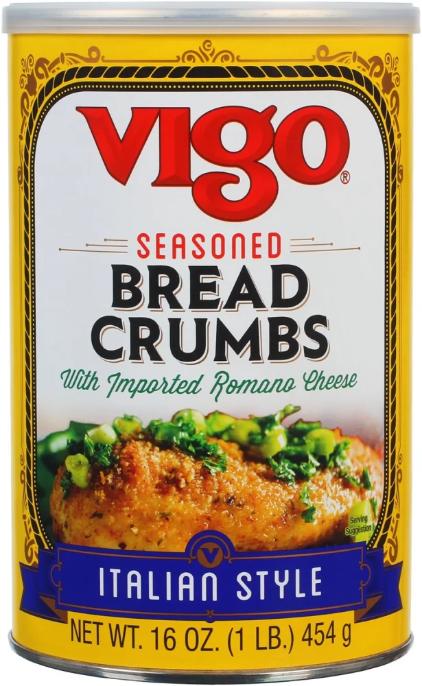 Vigo Italian Style Bread Seasoned Crumbs, 16 Ounce (Pack of 12)