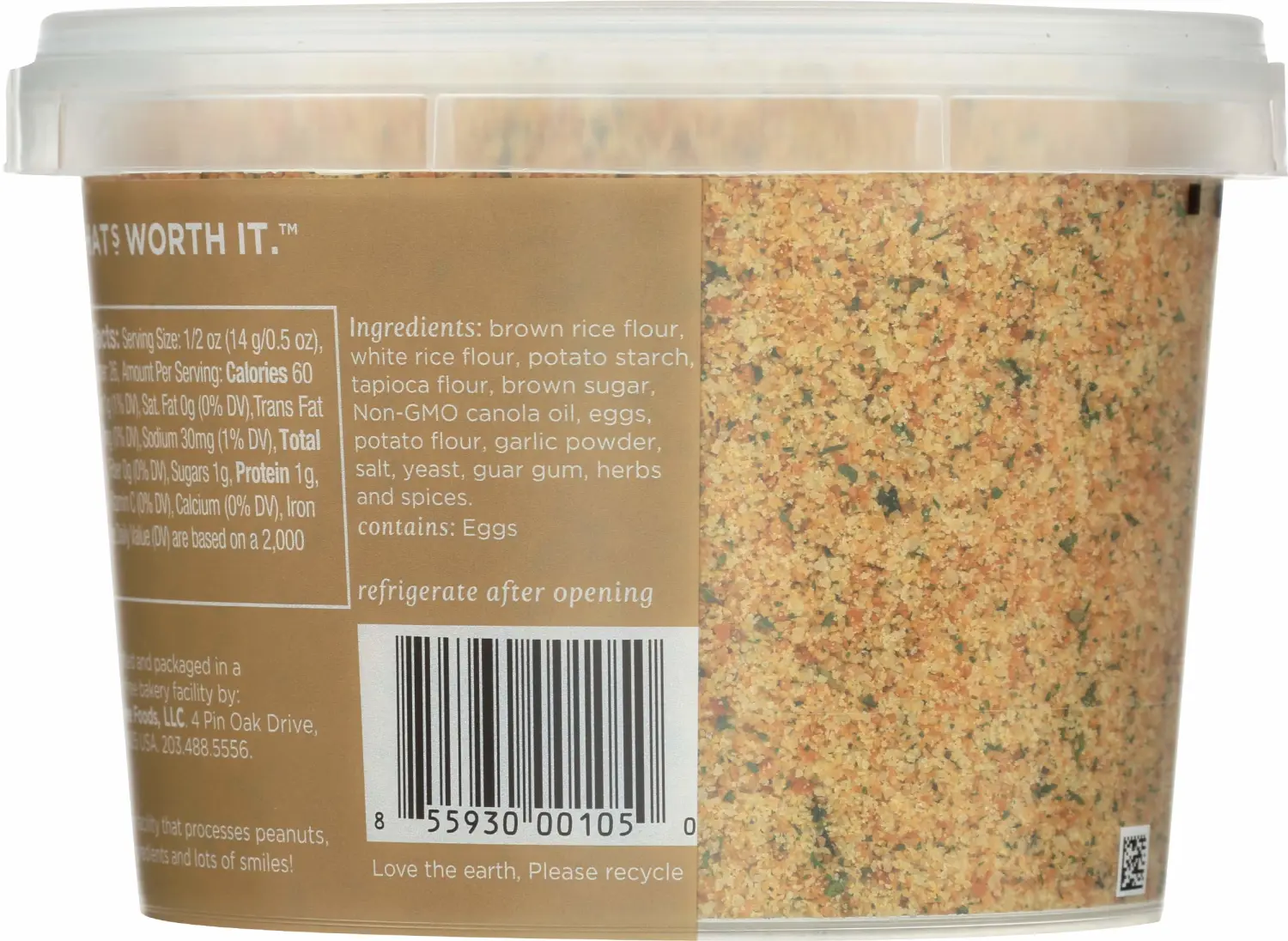 ALEIAS GLUTEN FREE BAKERY Italian Bread Crumbs, 13 OZ