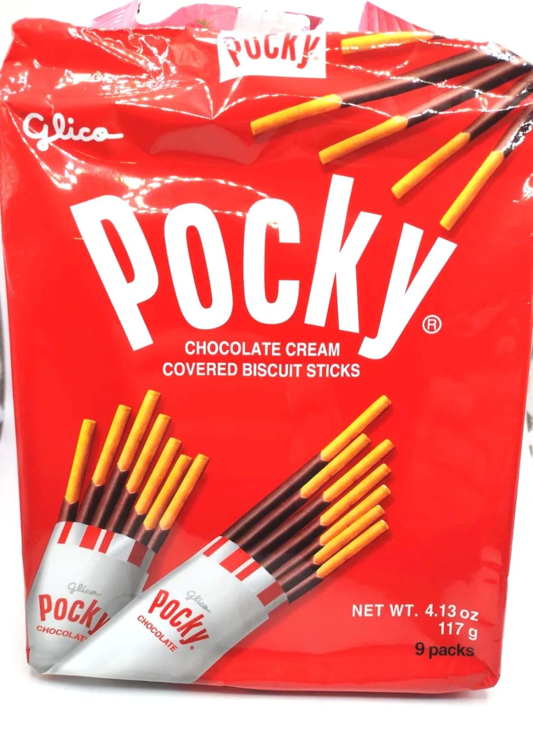 Pocky Sticks Japanese Snacks Variety Pack of 3 - Poky Stix Strawberry, Chocolate, Cookies, and Cream Asian Candy by Grateful Grocer