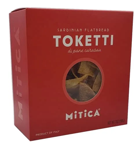 Mitica | Toketti di Pane Carasau | Sardinian Flatbread | 7oz (198grs) | Pack of 1