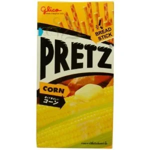 Glico Pretz Bread Stick Corn Flavour 36g (1.27 Oz) X 2 Boxes