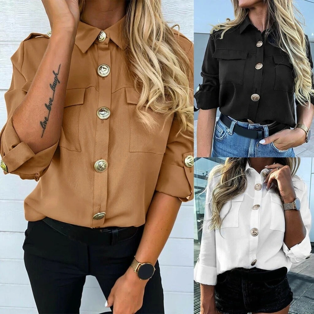 Buttoned Long Sleeve Shirt