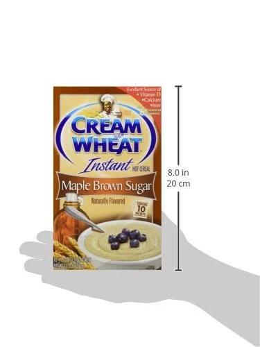 Cream of Wheat Instant Hot Cereal, Maple Brown Sugar, Box of 10 Packets