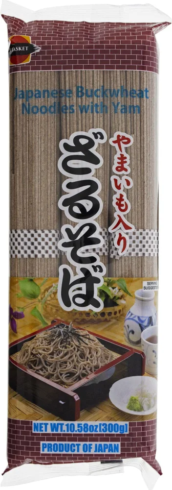 JFC Buckwheat Noodles, Japanese, Yamaimo Soba with Yam, 10.58-Ounce (Pack of 6)