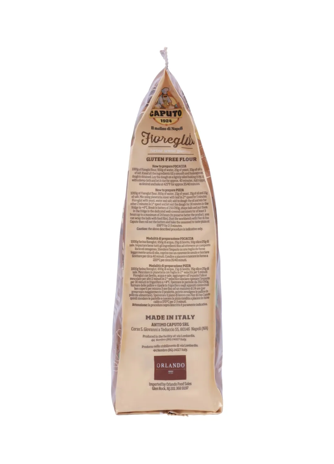 Antico Molino Napoli Antimo Caputo Pizza Flour, Gluten Free, 2.2 Pound (Pack of 4)