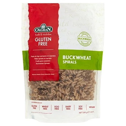 Orgran Gluten Free Buckwheat Spirals 250g - Pack of 6