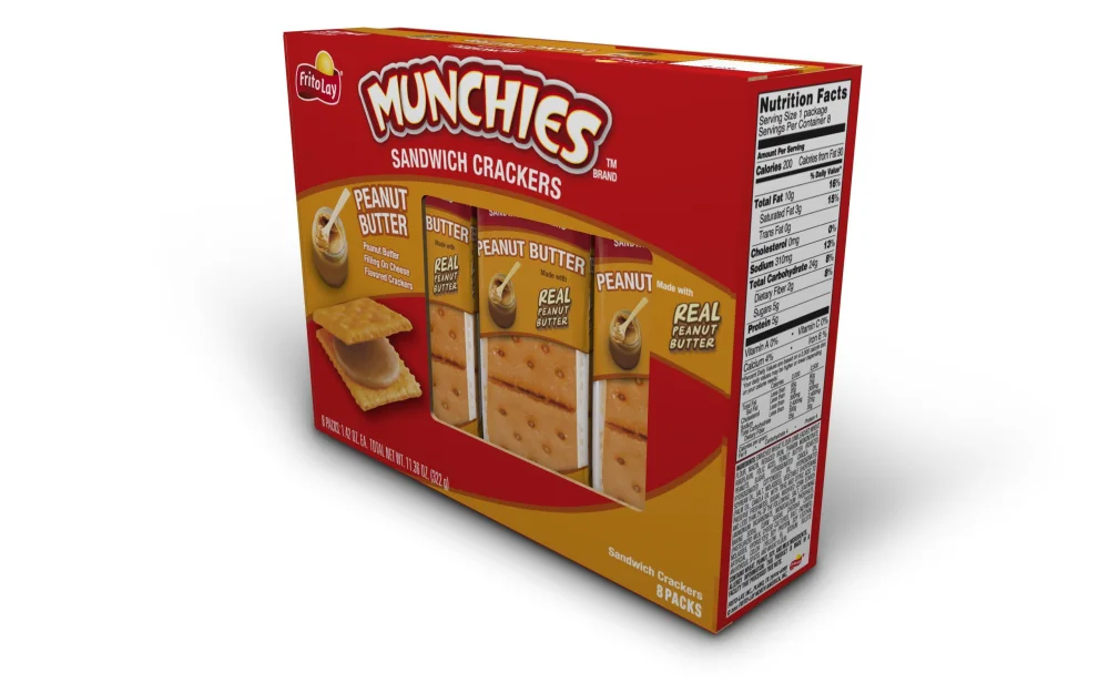 Munchies Peanut Butter On Cheese Crackers, 11.36 oz