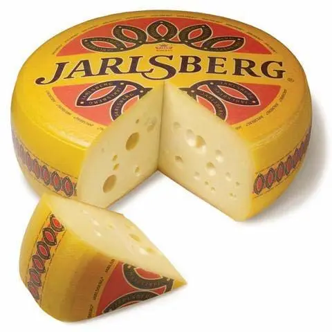 igourmet Jarlsberg Norwegian cheese - 2 Pound Cut (31.5 ounce)