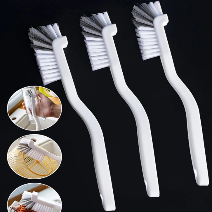 Kitchen Tools Clean Narrow Brush Plastic Cleaning Brush Long Handle Milk Bottle Glass Tube Cleaning Pan Bowl Brush Kit