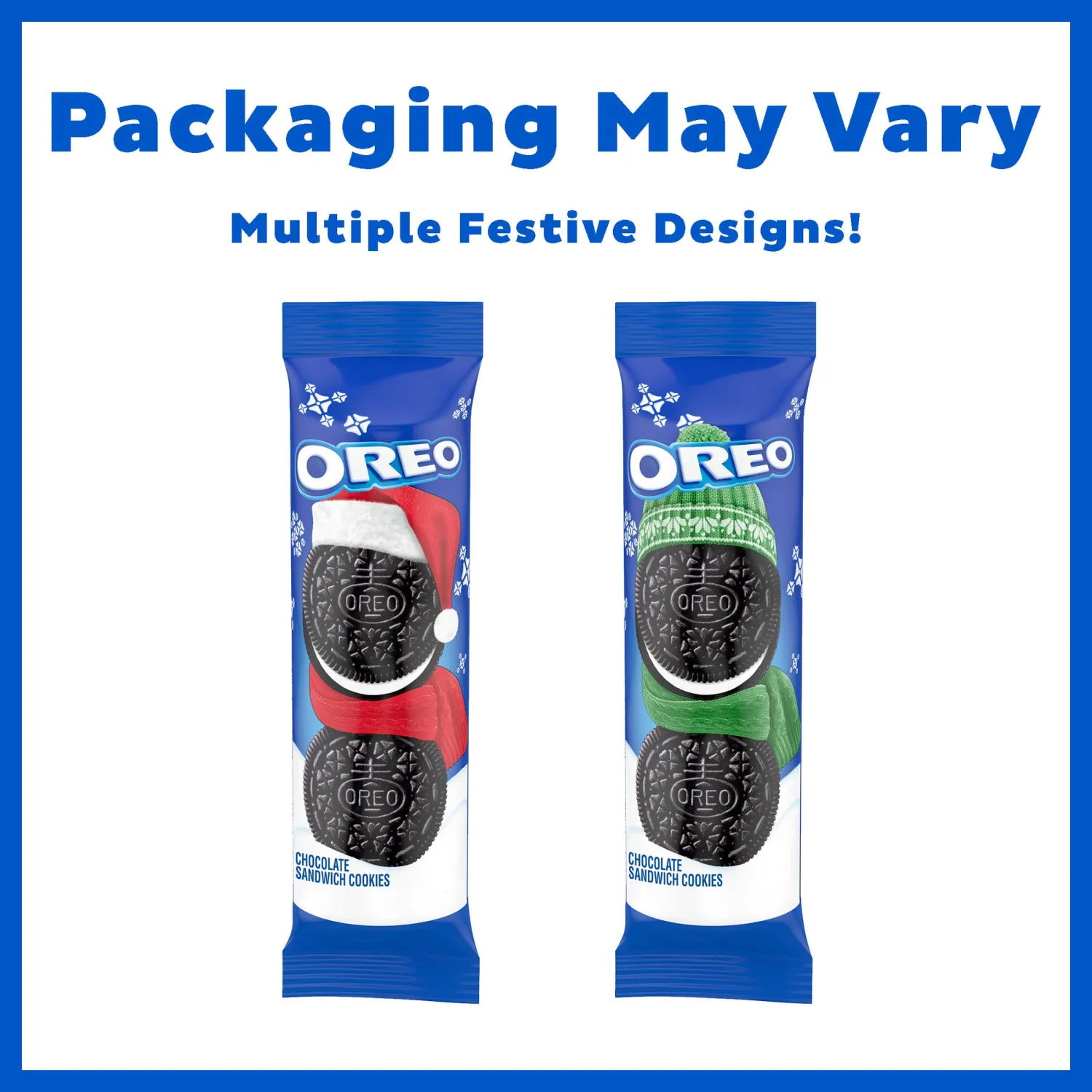 OREO Chocolate Sandwich Cookies, Holiday Cookies, 4 oz Stocking Stuffer Pack