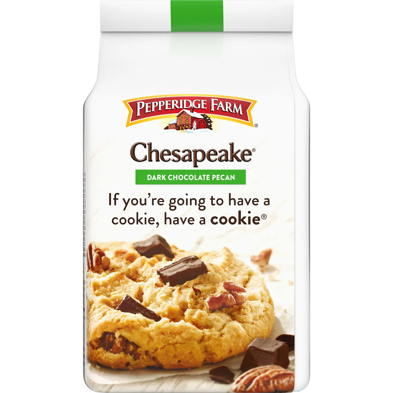 Pepperidge Farm Chesapeake Crispy Chesapeake Dark Chocolate Pecan Cookies, 7.2 oz. Bag