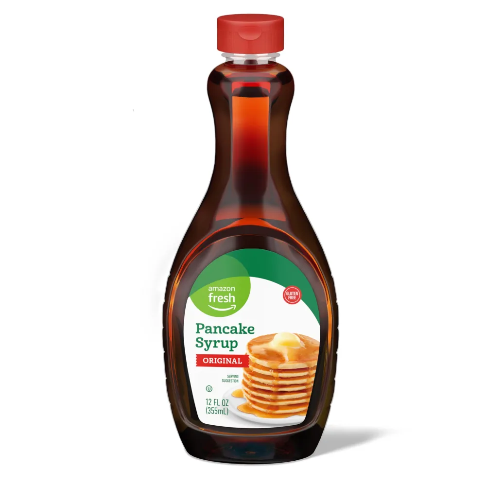 Zinc Fresh, Original Pancake Syrup, 12 Fl oz (Previously Happy Belly, Packaging May Vary)