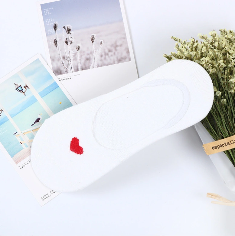 Fashion Women's Love Invisible Shallow Cotton Socks