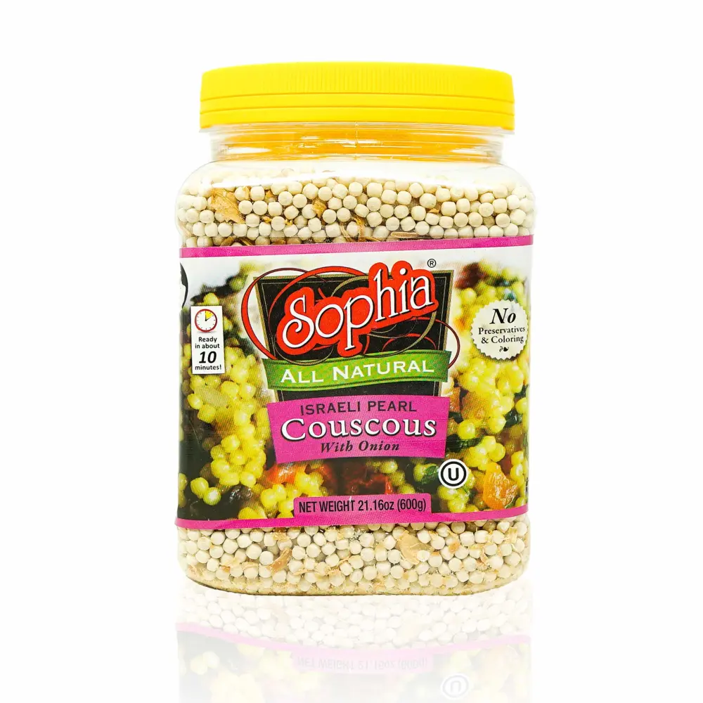 Sophia Couscous - Israeli Toasted Pearl Couscous w/ Onion 21oz (10-pack)