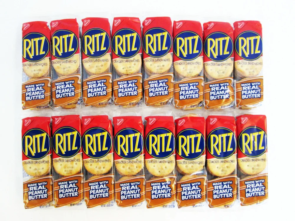 Ritz Cracker Sandwiches Made with Real Peanut Butter: 16 Packs of 1.38 Oz