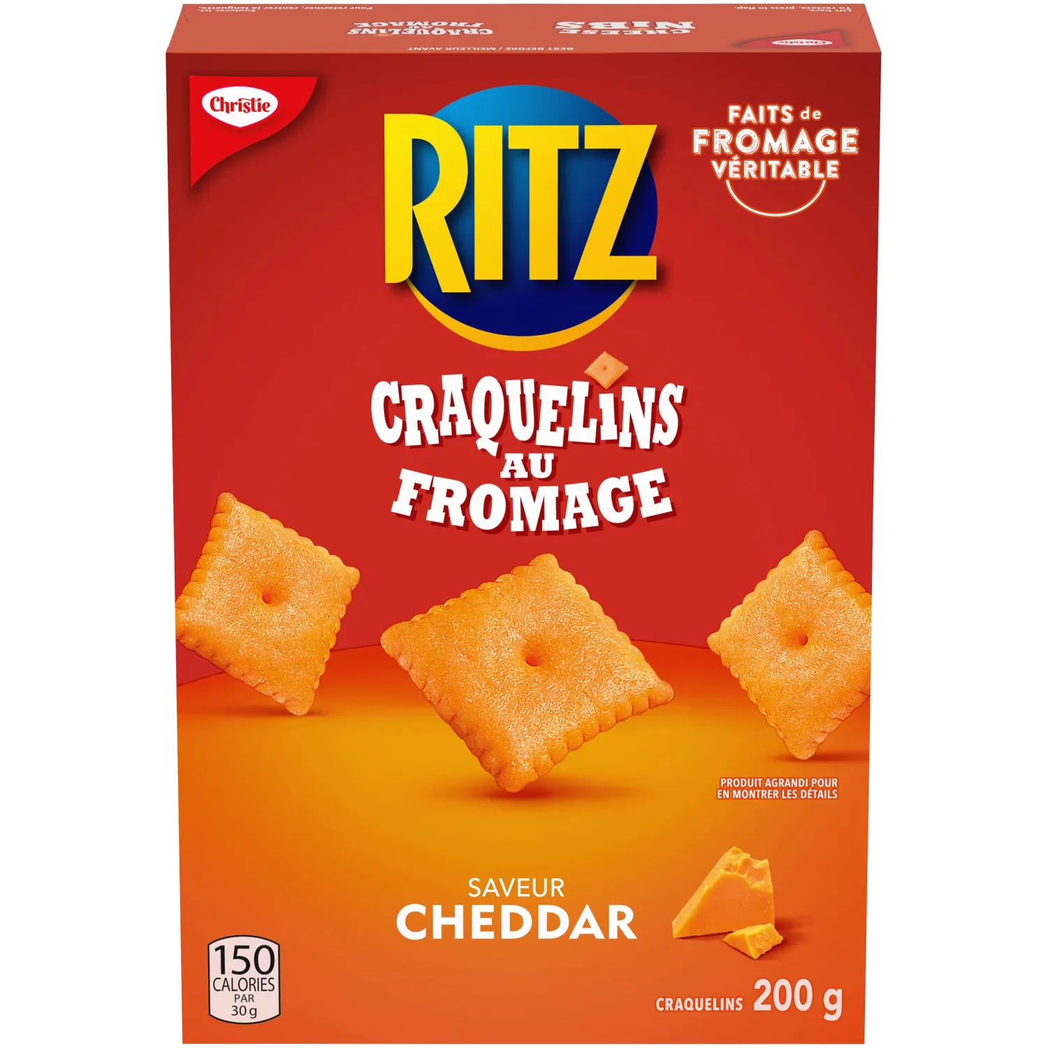 Christie Ritz Cheese Nips Crackers, 200g/7.1oz {Imported from Canada}