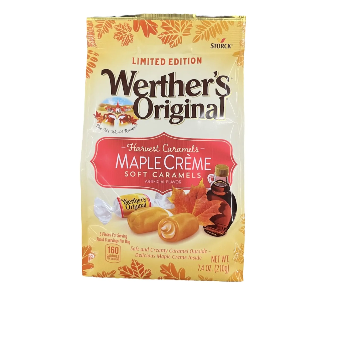 Werther’s Original Maple Creme Limited Edition 7.4oz Bag, 7.4 Ounce (Pack of 1)