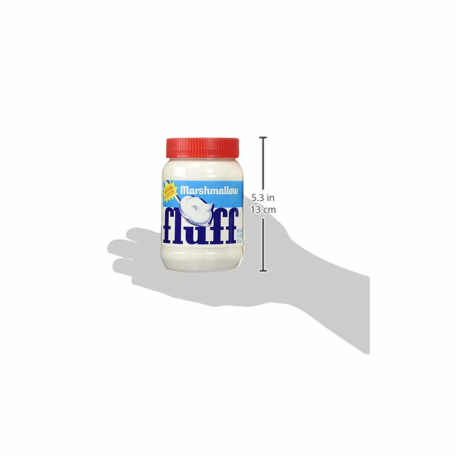 Marshmallow Fluff | Traditional Marshmallow Spread and Cr譥 | Gluten Free, No Fat or Cholesterol (Regular - Classic, 7.5 Ounce (Pack of 1))