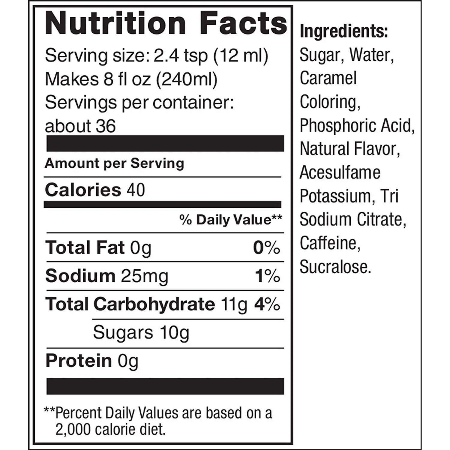SodaStream Cola, 440ml 2 Pack, 14.8 Fl Oz