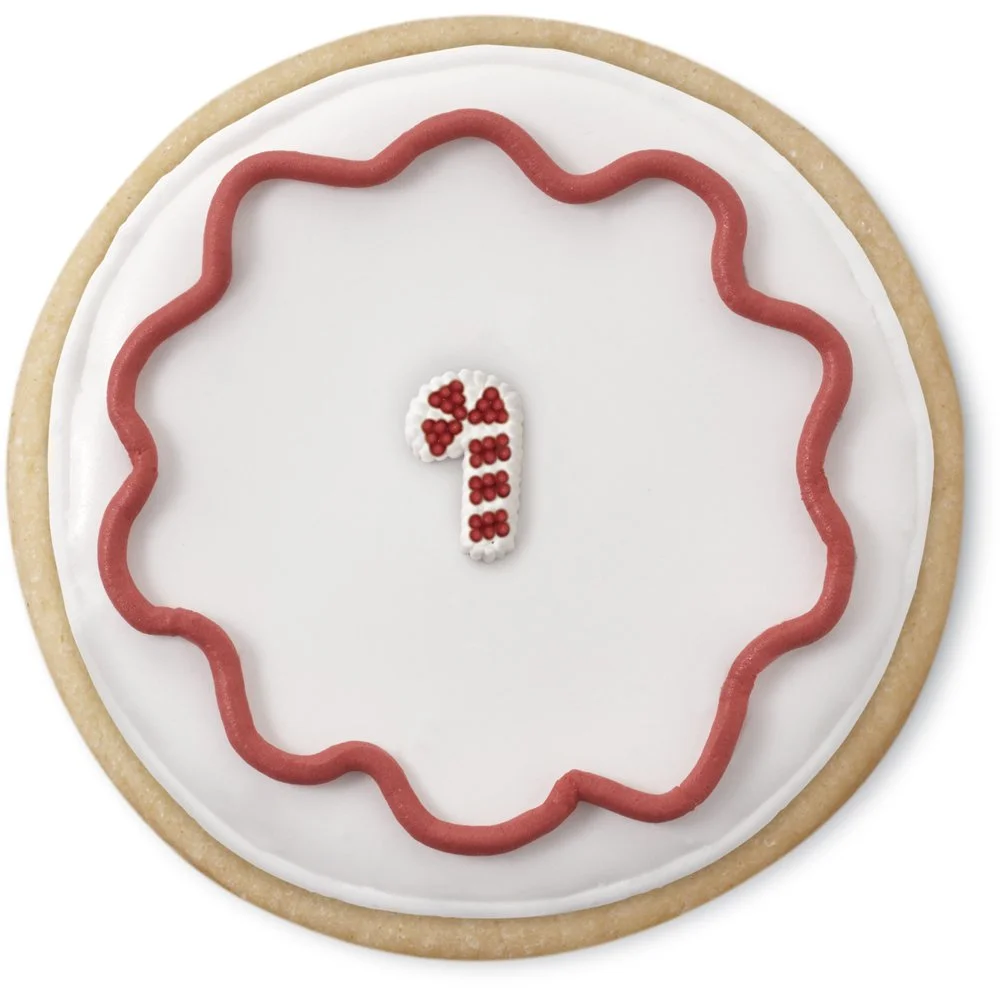 Wilton Mini Candy Cane Edible Cupcake Toppers