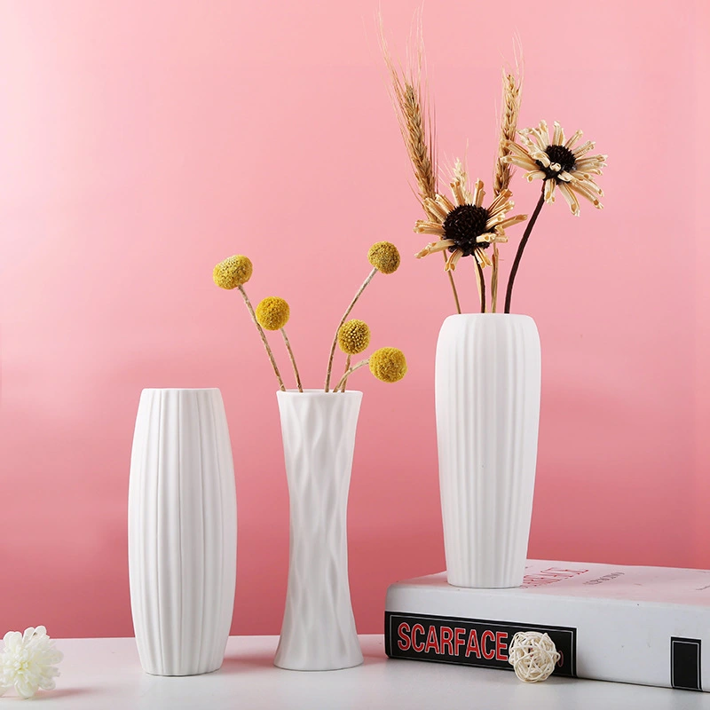 Living Room Decoration Modern White Ceramic Vase