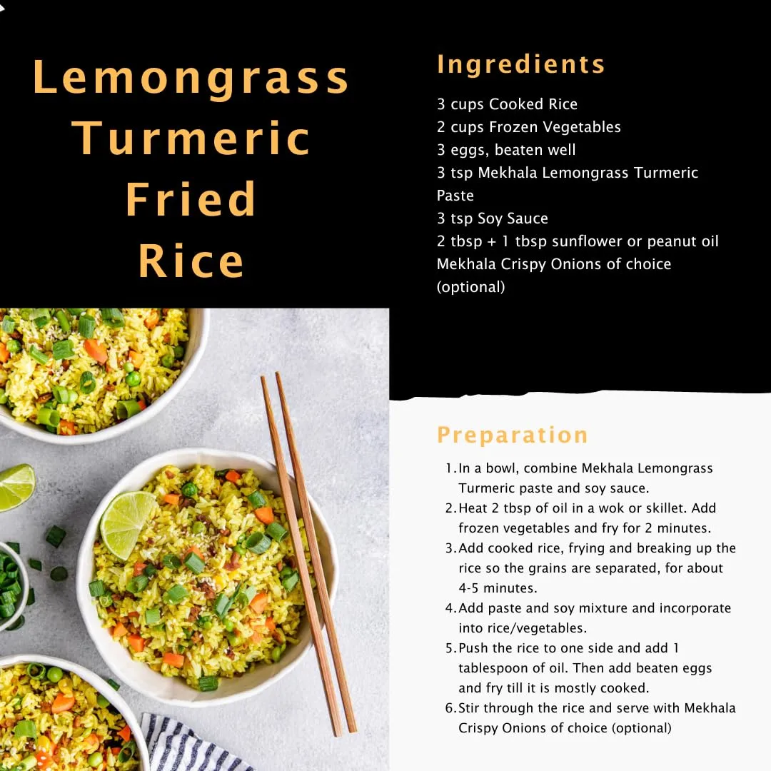 Mekhala Organic Gluten-Free Asian Cooking Paste Lemongrass Turmeric Paste
