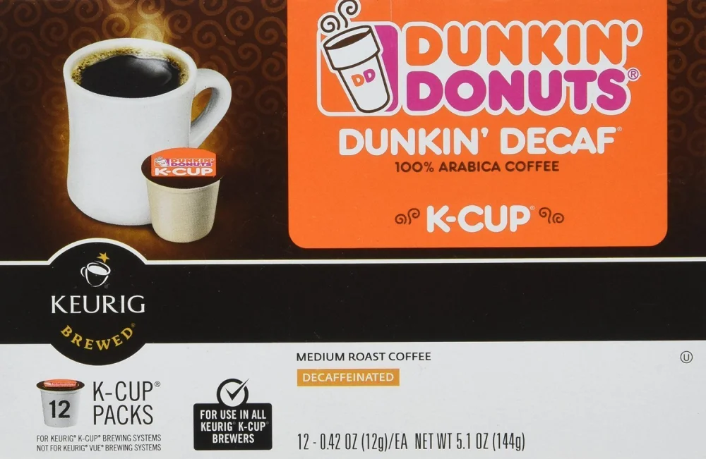 Dunkin Donuts K-Cups Decaf Single Serve Pods - 48 Count (Packaging May Vary)