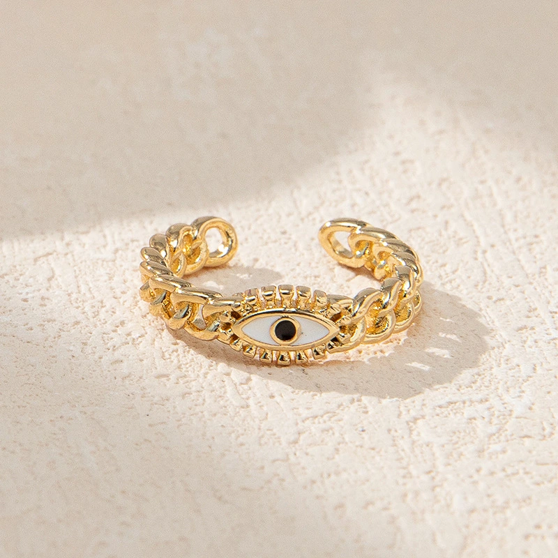 Advanced Sense Of Individuality, Oil Dripping Evil Eye Ring