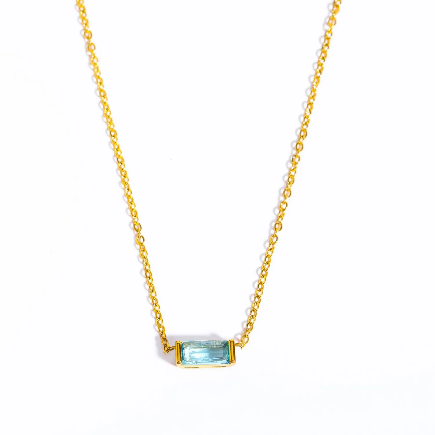 12 Birthstone Necklace 12 Birthstone Zircon