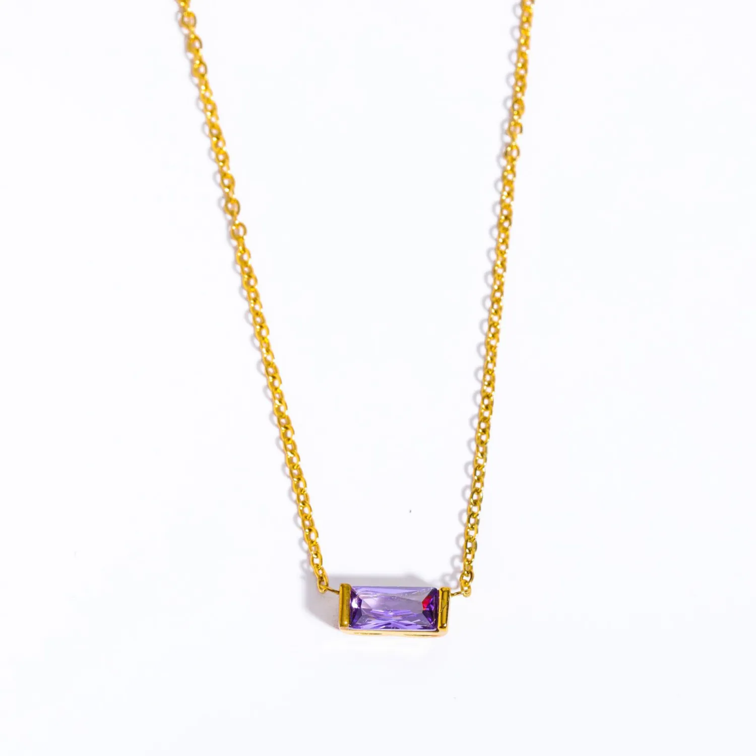 12 Birthstone Necklace 12 Birthstone Zircon