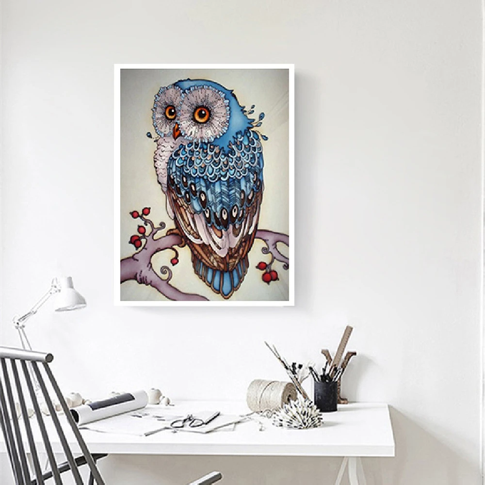 5D Full Diamond Owl Diamond Painting