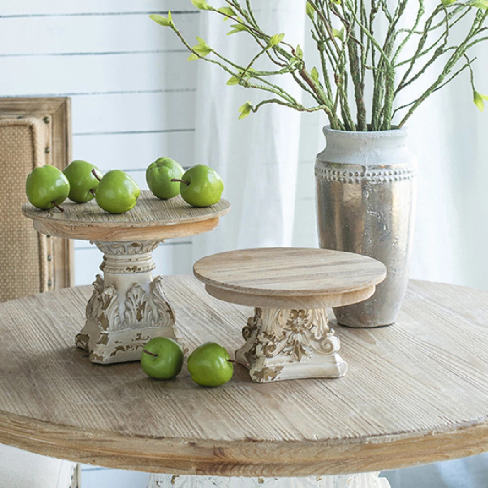 Make Old Column Carved Tray Ornaments