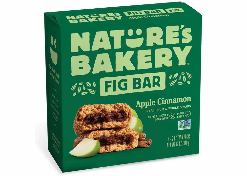 Nature's Bakery Apple Cinnamon Real Fruit, Whole Grain Fig Bar - 6 ct. (12 oz.)