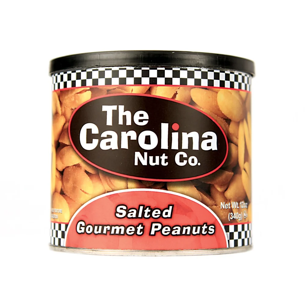 The Carolina Nut Company Peanuts, Gourmet Salted, 12 Ounce