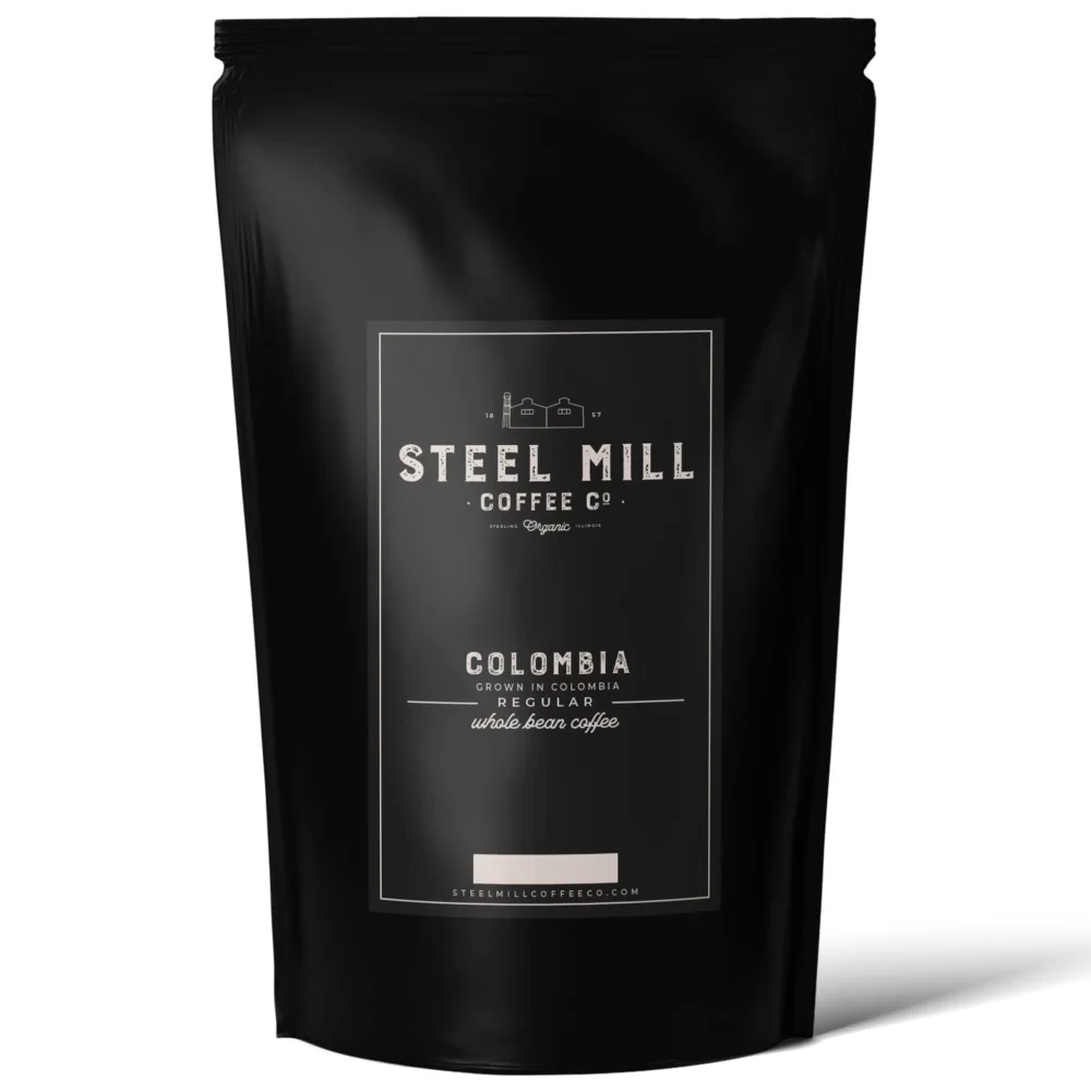 Steel Mill Coffee Co. Colombia Supremo Single Origin | 12 ounces/Whole Bean/Regular | ORIGIN: Grown in Colombia