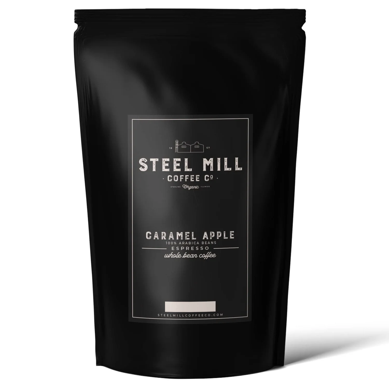 Steel Mill Coffee Co. Caramel Apple Flavored Coffee | 12 ounces/Drip Grind/Regular | ORIGIN: Grown in Colombia