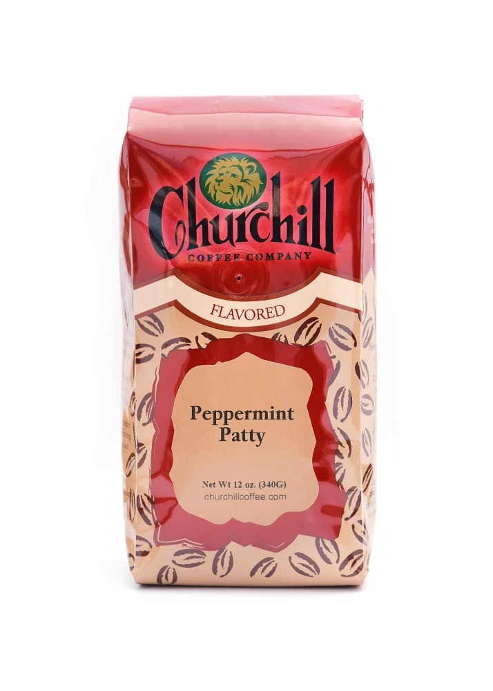 Churchill Coffee Peppermint Patty 12 oz - Ground