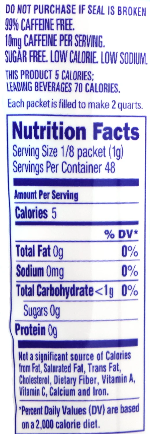 Crystal Light Sweet Tea, 12-Quart 1.56-Ounce Canister (Pack Of 3)