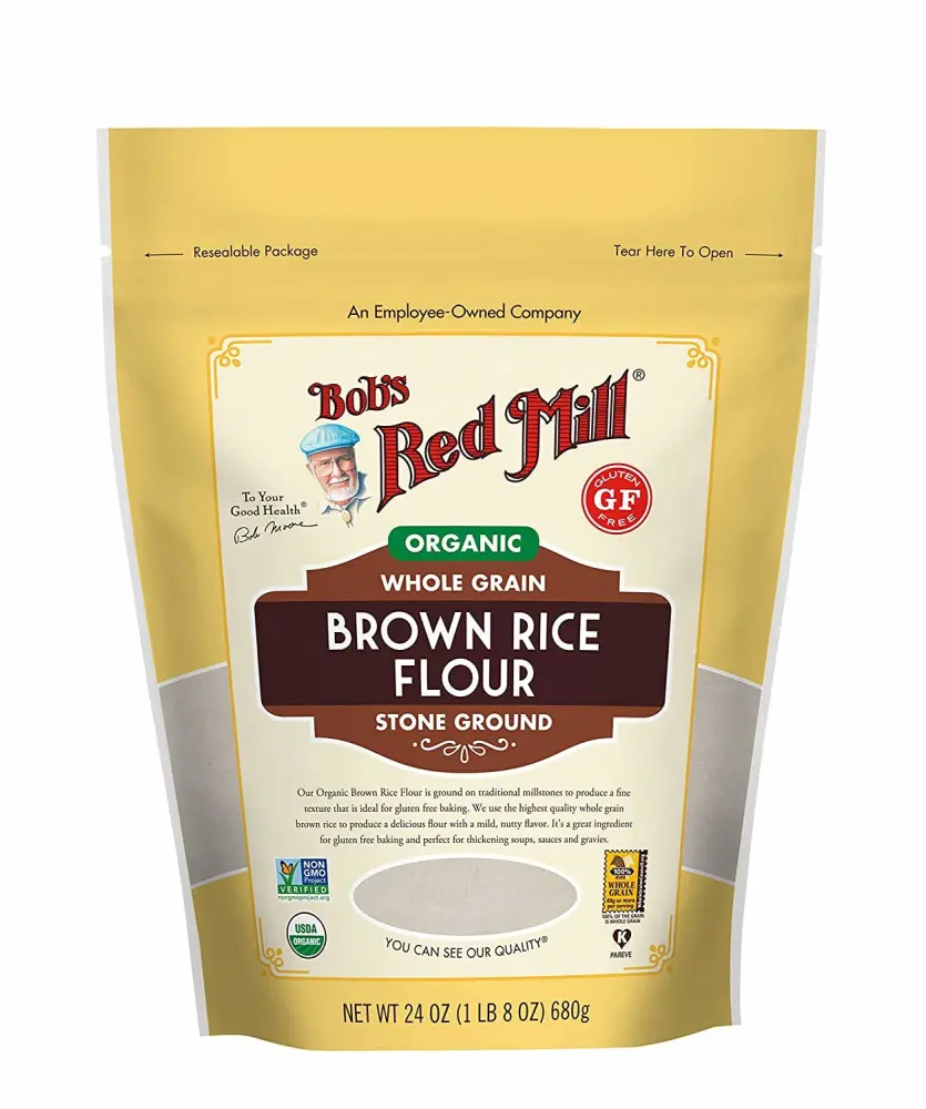 Bob's Red Mill Organic Whole Grain Brown Rice Flour 24 Ounce