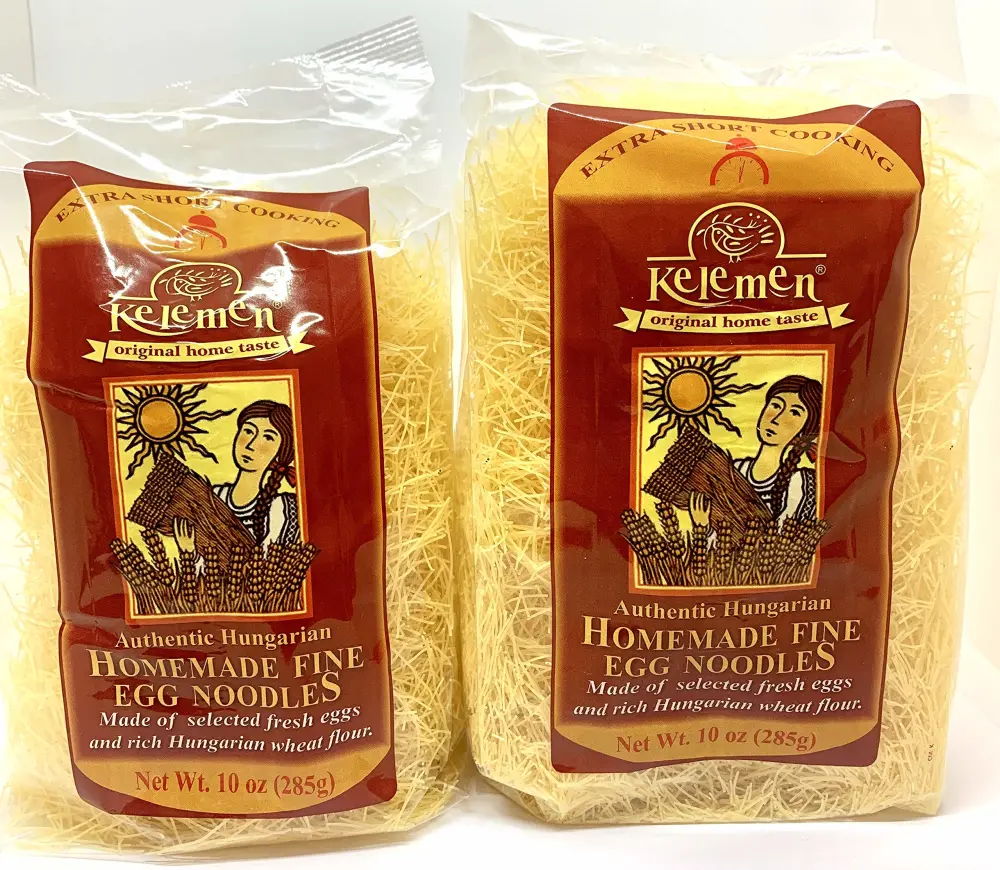 Kelemen Authentic Hungarian Homemade Fine Egg Noodles ( Pack of 2)…