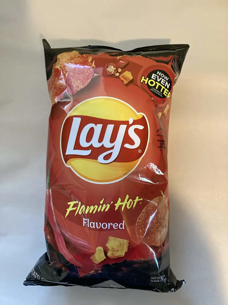 Frito Lay, Lay's Flamin' Hot Potato Chips, 7.75oz Bag (Pack of 3)