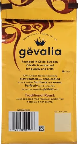 Gevalia Traditional Mild Roast Ground Coffee (12 oz Bag)