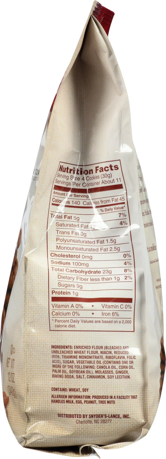 Archway Cookies, Crispy Gingersnap Cookies, 12 Oz