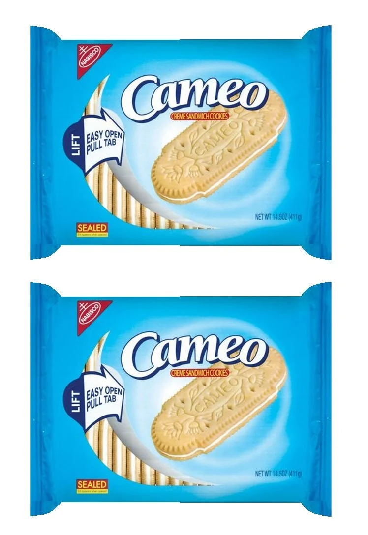 Nabisco Cameo Creme Sandwich Cookies, 14.5 Oz (Pack of 2)