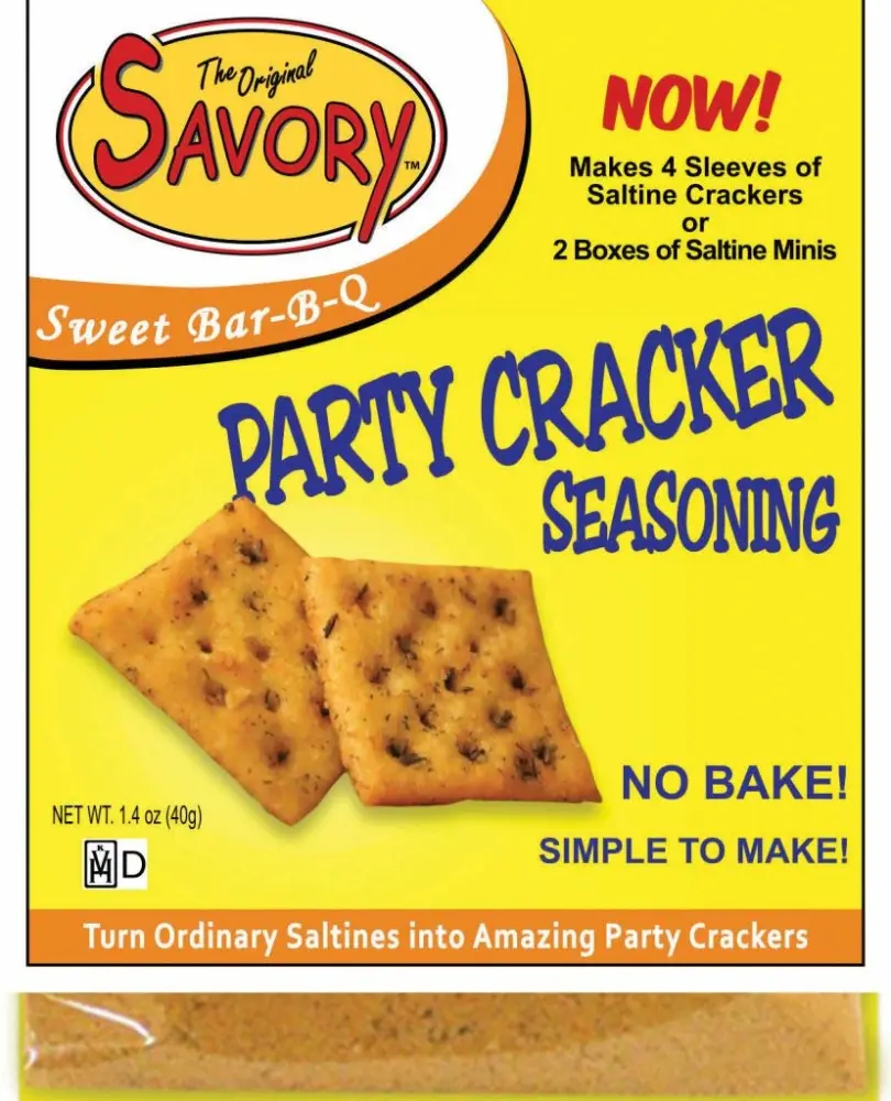 Savory Saltine Seasoning, 1.4 Ounce, Sweet Bar-B-Q, 1 Pack