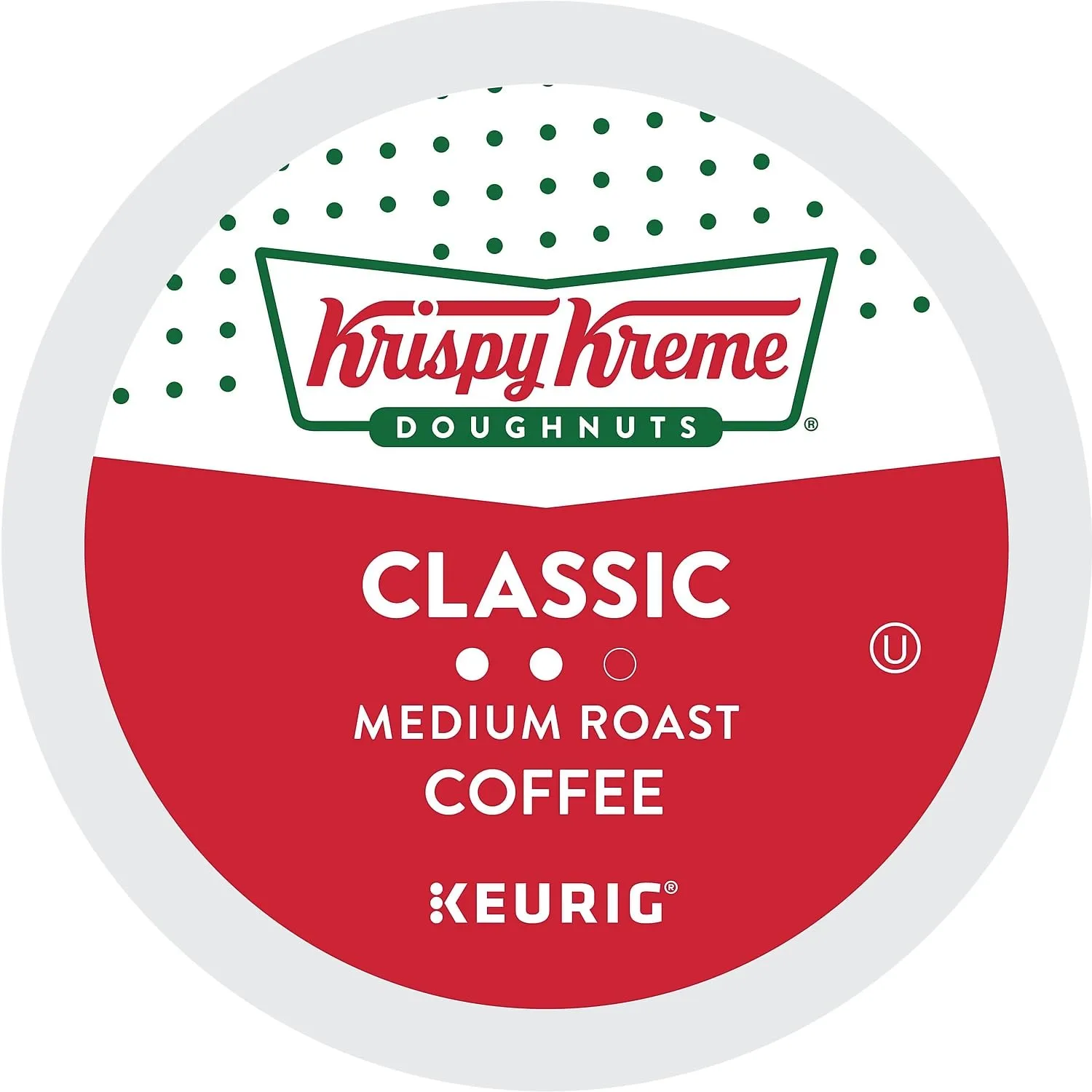 Krispy Kreme Classic, Single-Serve Keurig K-Cup Pods, Medium Roast Coffee, 24 Count