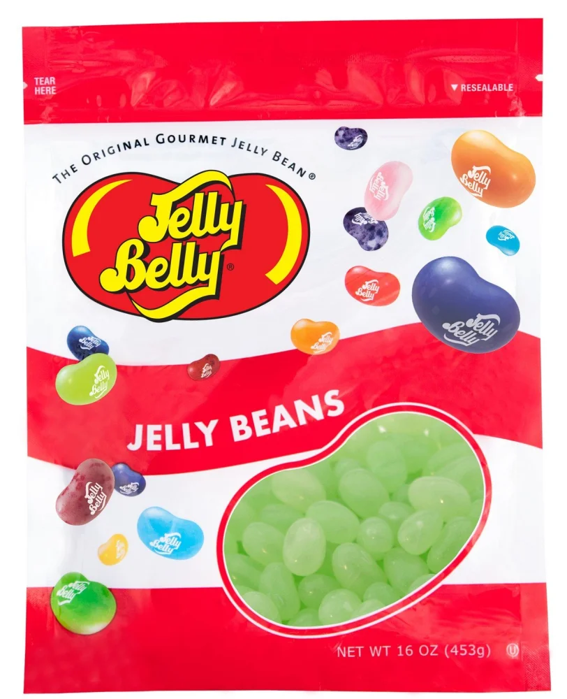 Jelly Belly 7UP Jelly Beans - 1 Pound (16 Ounces) Resealable Bag - Genuine, Official, Straight from the Source