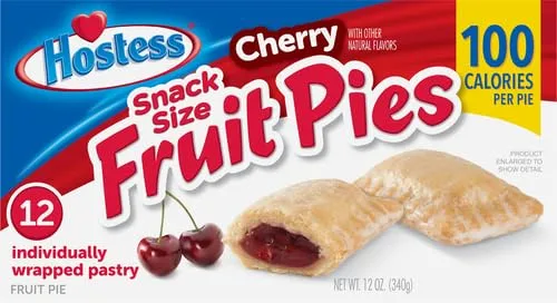 Hostess Snack Size Fruit Pies 12oz (Cherry)