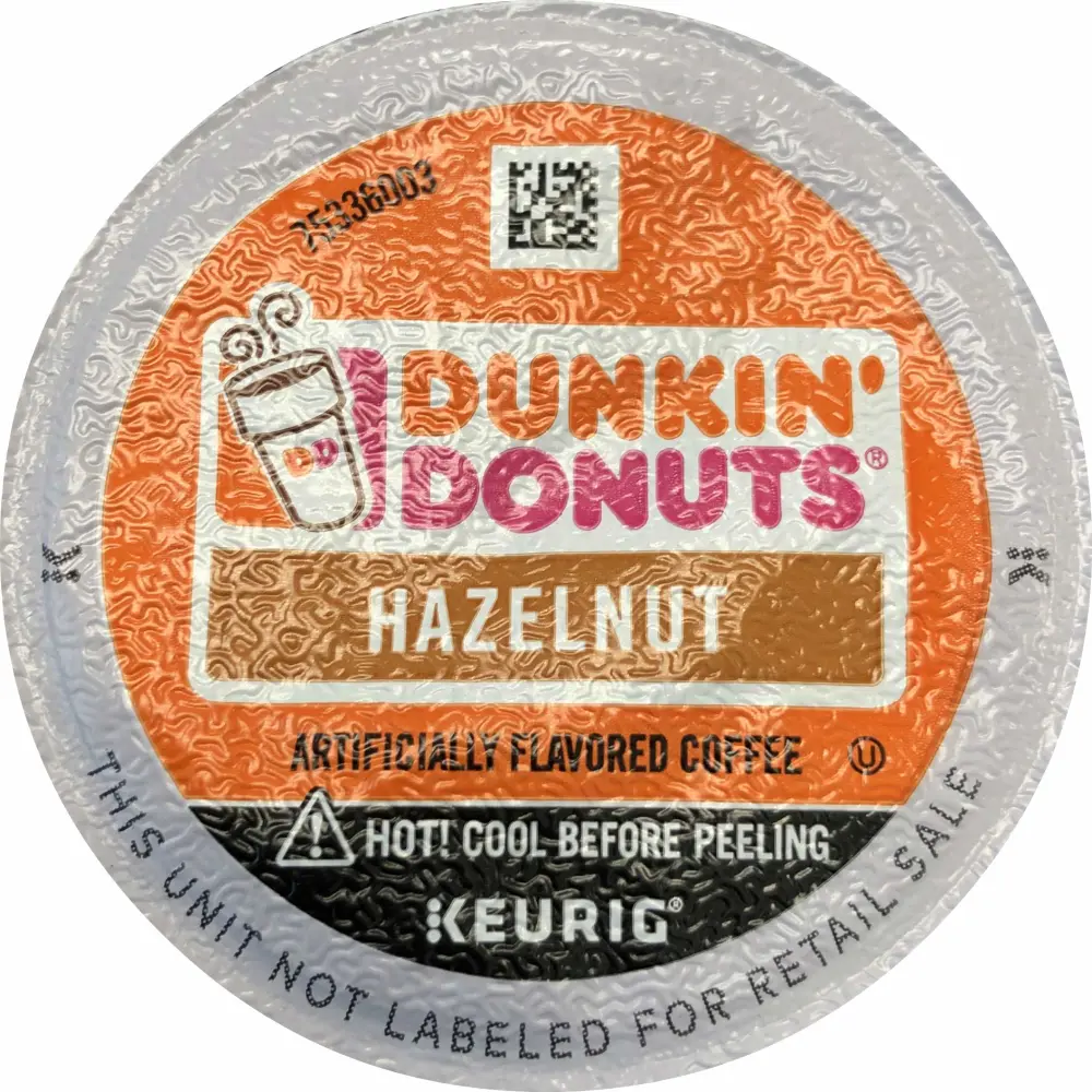 Dunkin Donuts Hazelnut Flavored Coffee K-Cups For Keurig K Cup Brewers, 32 Count (Packaging May Vary)