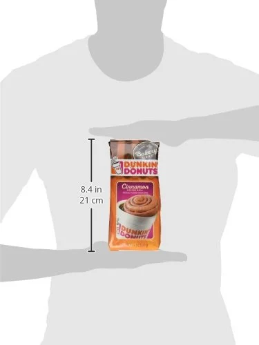 Dunkin' Donuts Bakery Series, Cinnamon Coffee Roll Ground Coffee - 11 Ounce Bags Pack Of 2